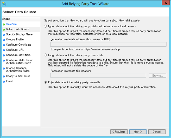 ADFS configuration