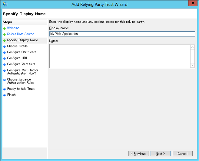 ADFS configuration